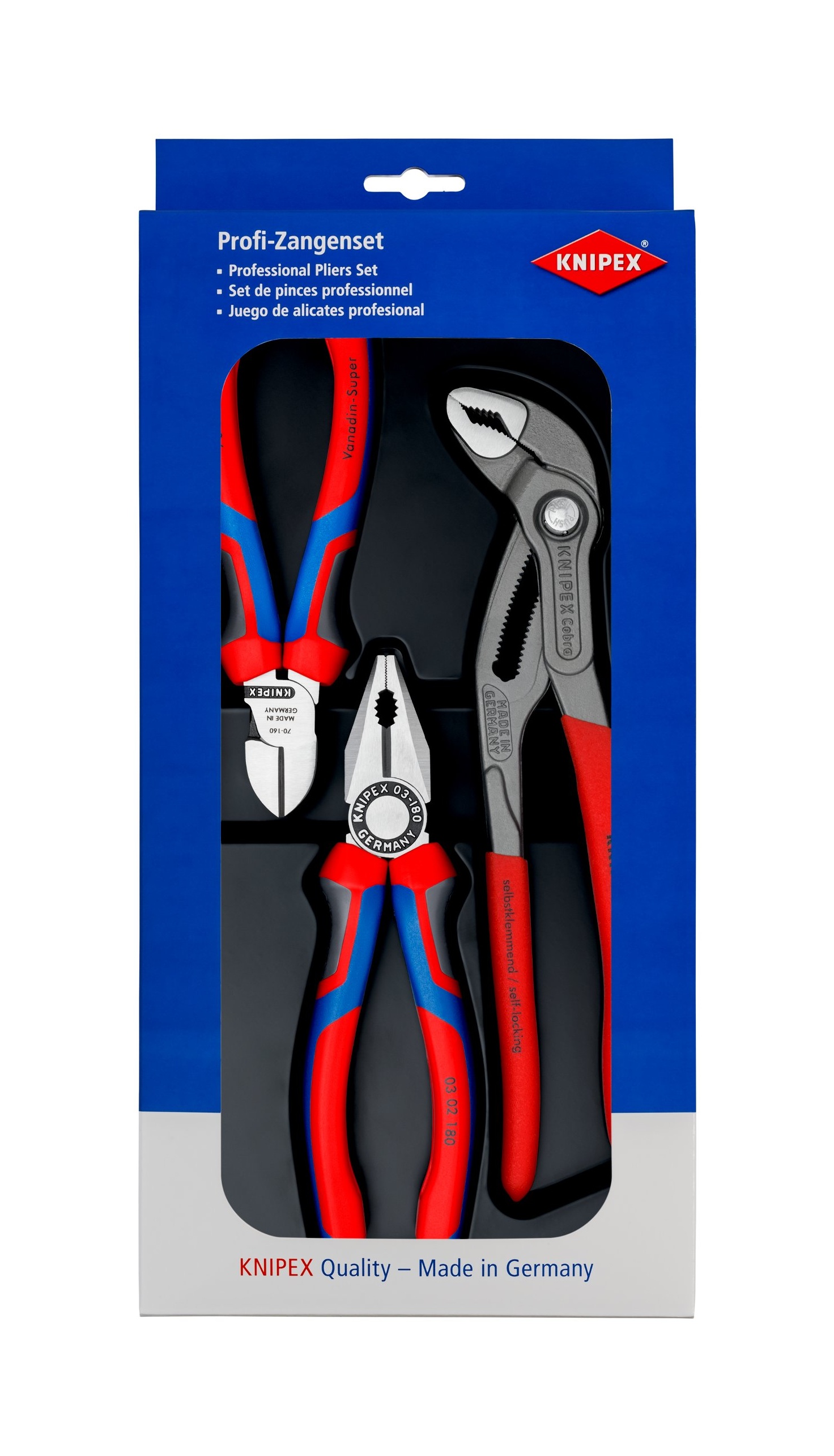 00 20 09 V01 - PENSE SETİ ( 3LÜ ) KNIPEX - 