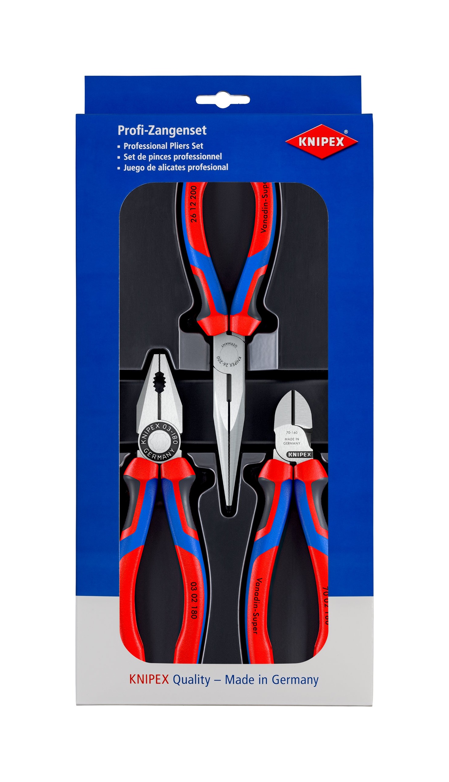00 20 11 - PENSE SETİ ( 3 LÜ ) KNIPEX - 