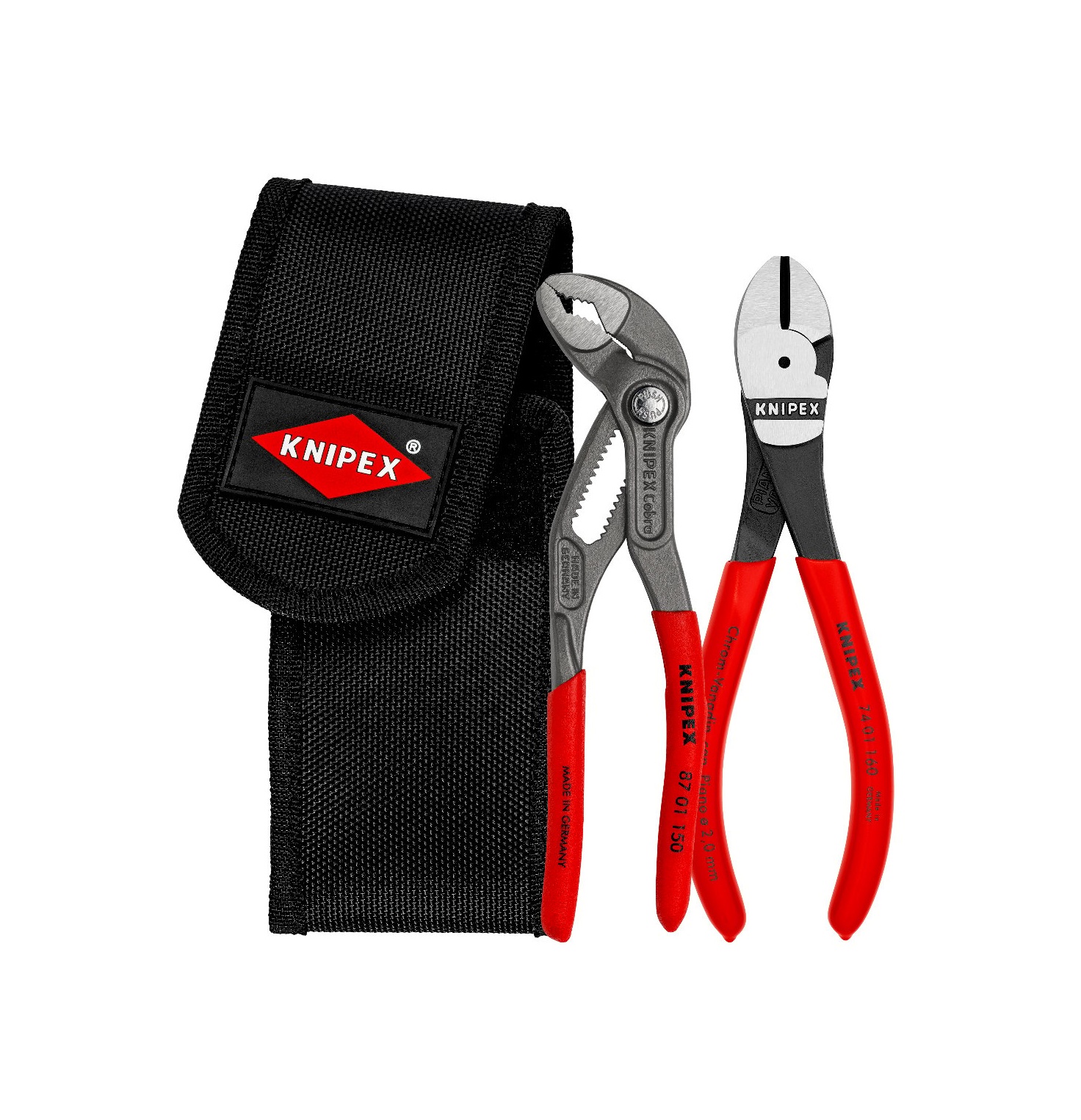 00 20 72 V02 - MİNİ PENSE SETİ ( 2Lİ ) KNIPEX - 