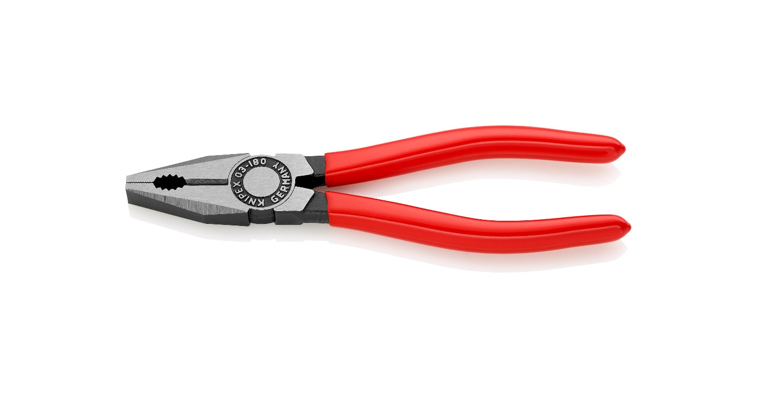 03 01 180 - KOMBİNE PENSE 180MM KNIPEX - 
