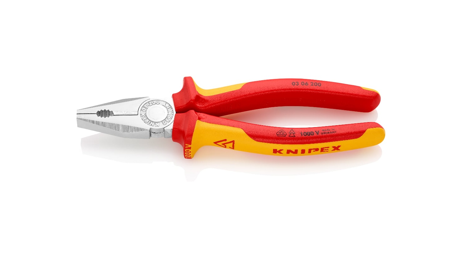 03 06 200 - VDE KOMBİNE PENSE KNIPEX - 