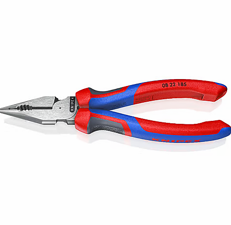 08 22 185 - SİVRİ UÇLU KOMBİNE PENSE 185MM KNIPEX - 1