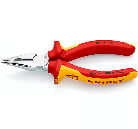 08 26 145 - SİVRİ UÇLU KOMBİNE PENSE 145MM KNIPEX - 1