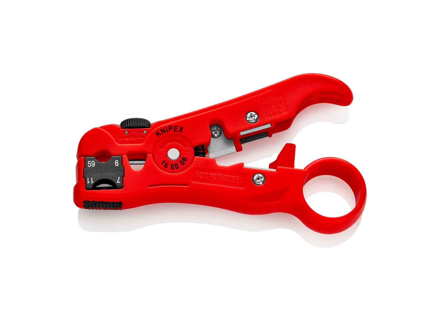 16 60 06 SB - COAX KABLO SIYIRMA ALETİ KNIPEX - 