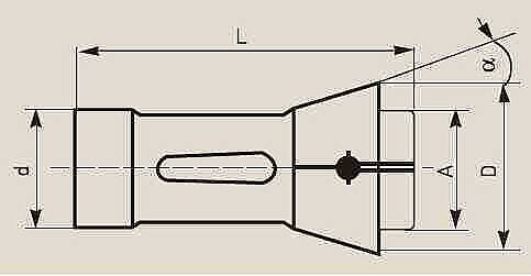 173E130RS - 173E DIN6343 COLLET 13MM SMOOTH - 2