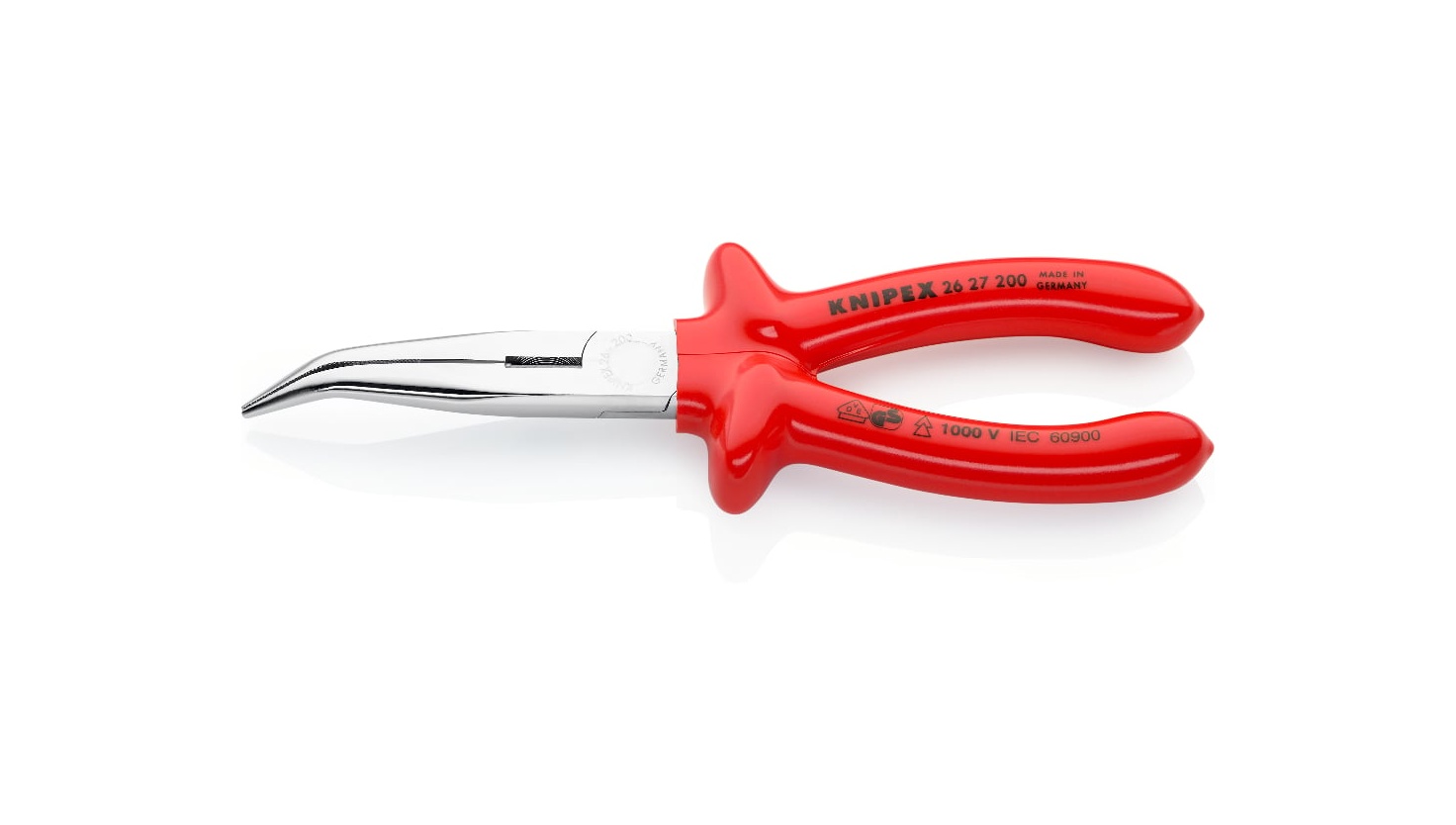 26 27 200 - VDE EĞRİ AĞIZ KARGABURUN 200MM KNIPEX - 