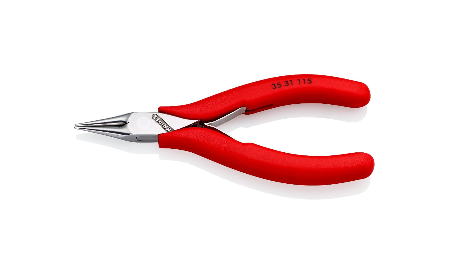 35 31 115 - ELEKTRONİKÇİ KARGABURUN PENSESİ 115MM KNIPEX - 
