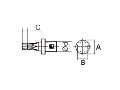 61000074TORX – ZEUS TORX 40 X SAP 12 BROŞ UCU - 2
