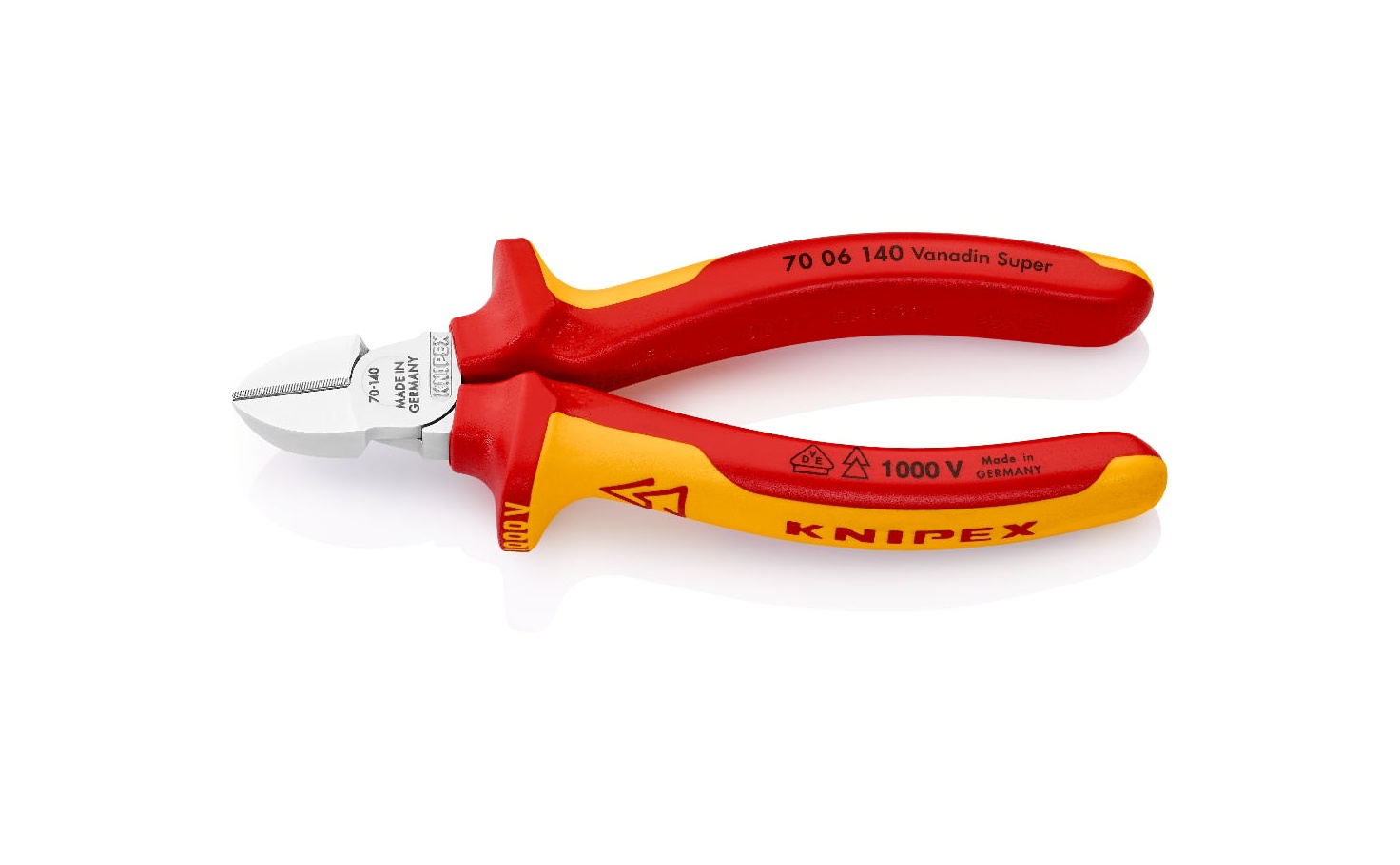 70 06 140- VDE YAN KESKİ 140 MM KNIPEX - 