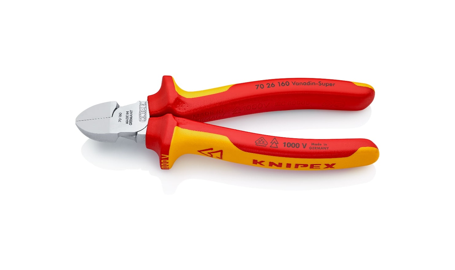 70 26 160- YAN KESKİ 160MM KNIPEX - 