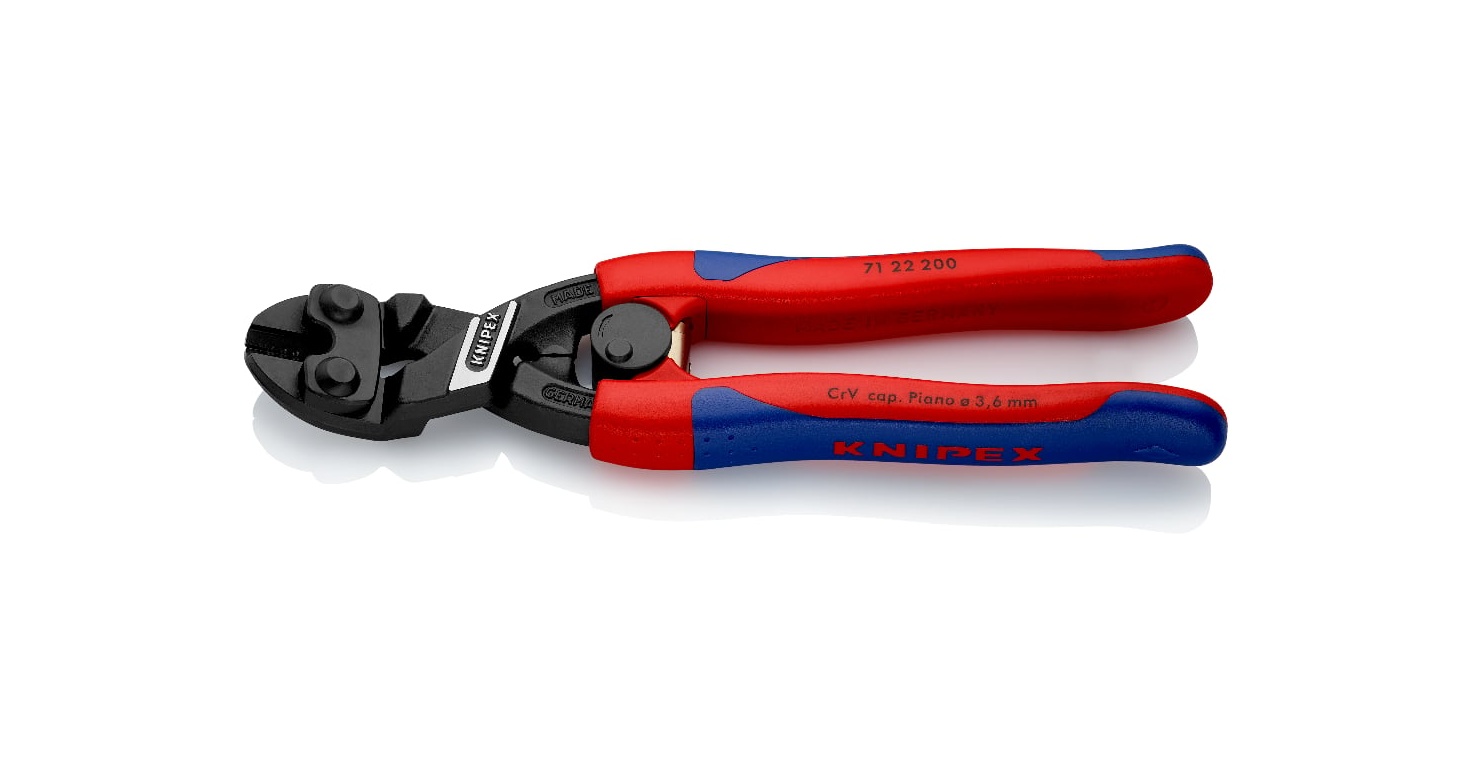 71 22 200- YAYLI EĞRİ MAFSALLI KESKİ 200MM KNIPEX - 