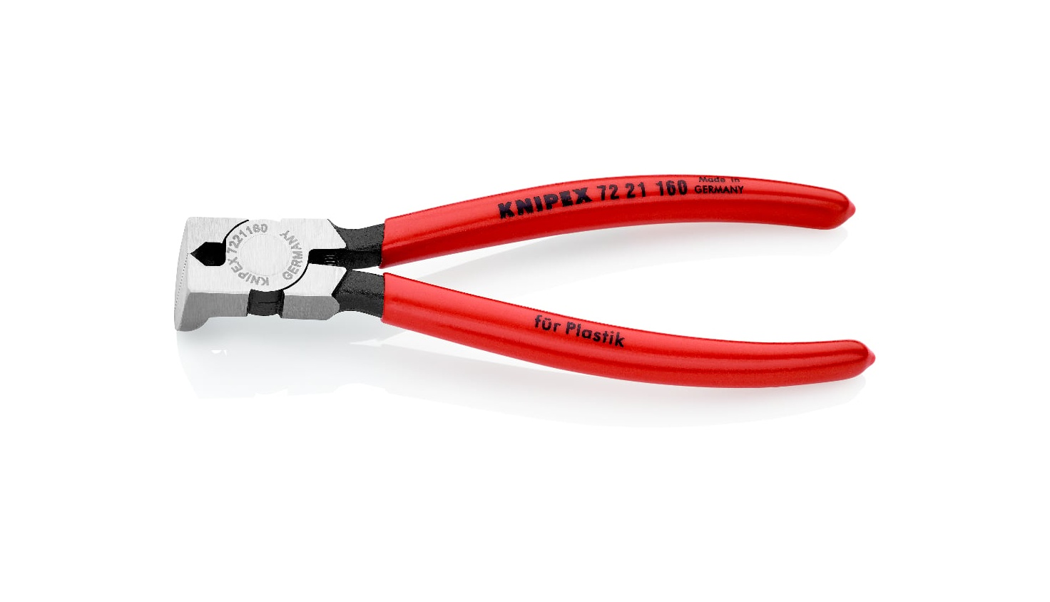72 21 160- EĞRİ PLASTİK YAN KESKİ 160 MM KNIPEX - 
