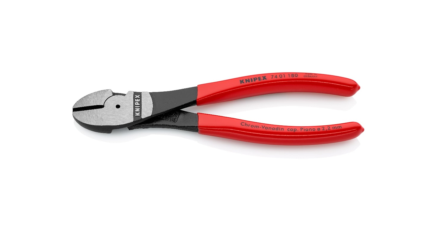 74 01 180- AĞIR HİZMET YAN KESKİ 180 MM KNIPEX - 