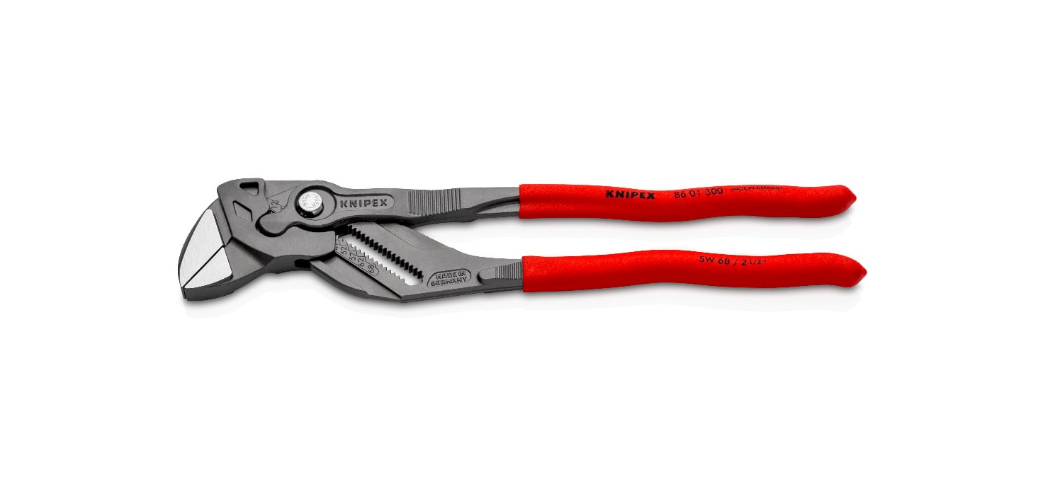 86 01 300 - PLIERS WRENCH 300 MM SMOOTH JAWS ADJUSTABLE - 