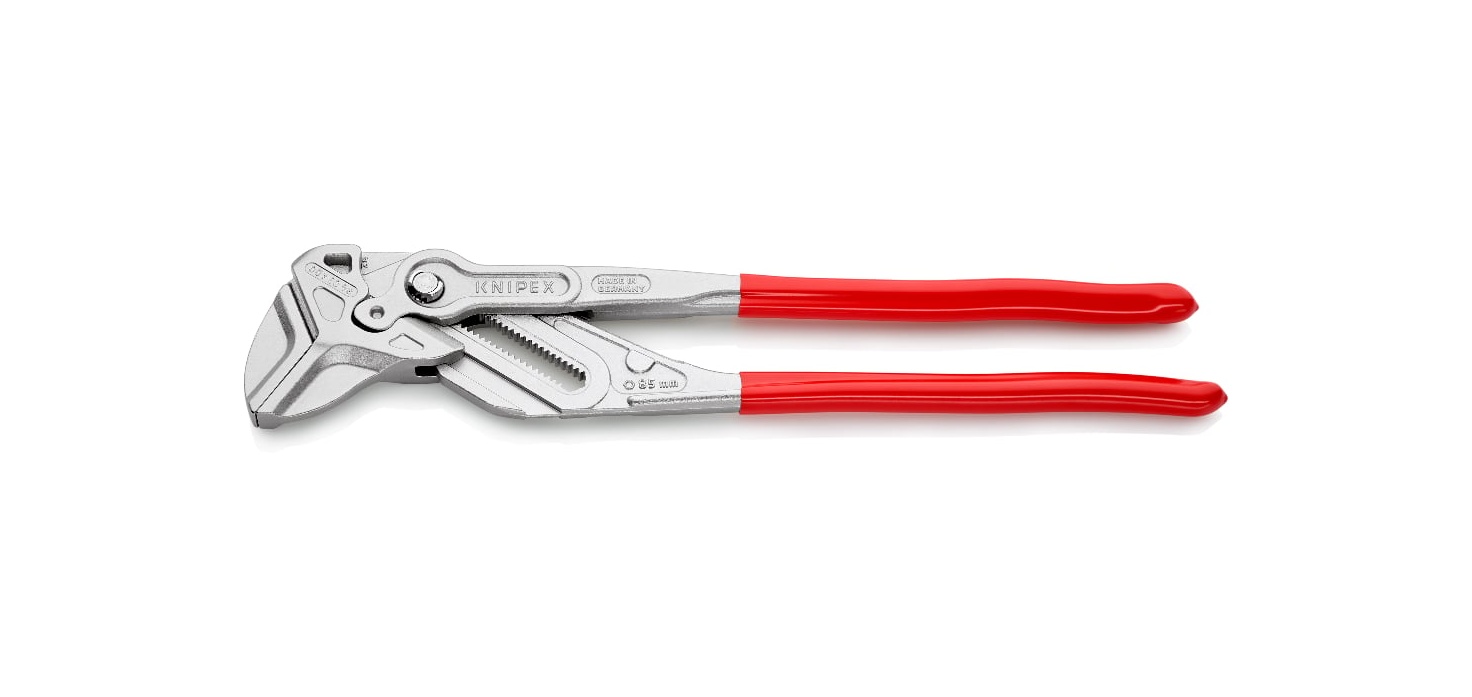 86 03 400 - DÜZ ÇENE AYARLI PENSE KNIPEX - 