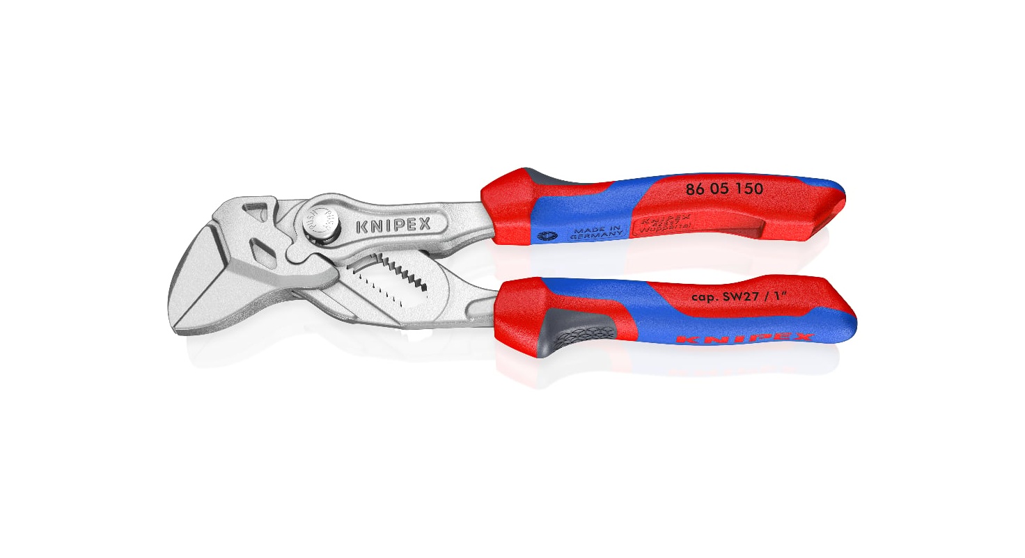 86 05 150 - DÜZ ÇENE AYARLI PENSE KNIPEX - 