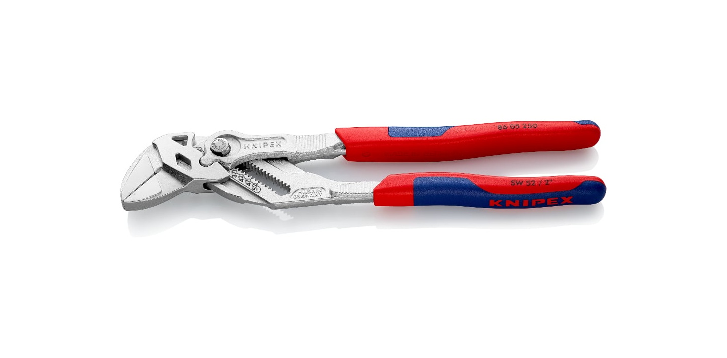 86 05 250 - DÜZ ÇENE AYARLI PENSE KNIPEX - 