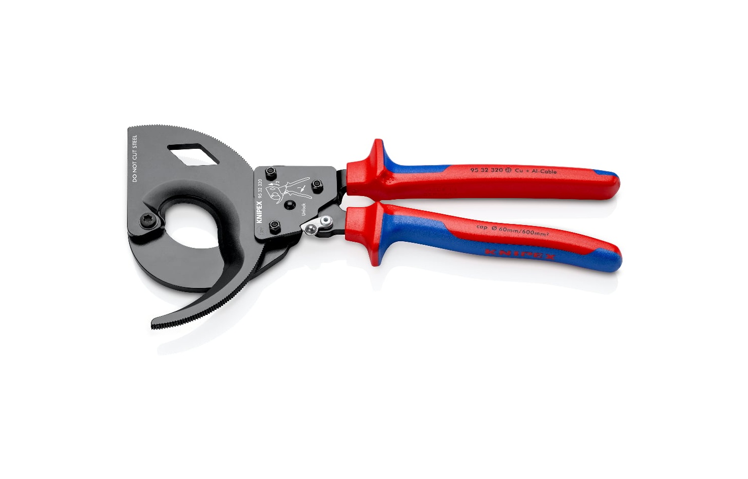 95 32 320- CIRCIR MEKANİZMALI KABLO KESME 320 MM KNIPEX - 