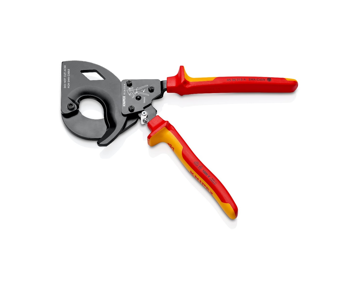 95 36 315A- CIRCIR MEKANİZMA VDE KABLO KESME 315 MM KNIPEX - 