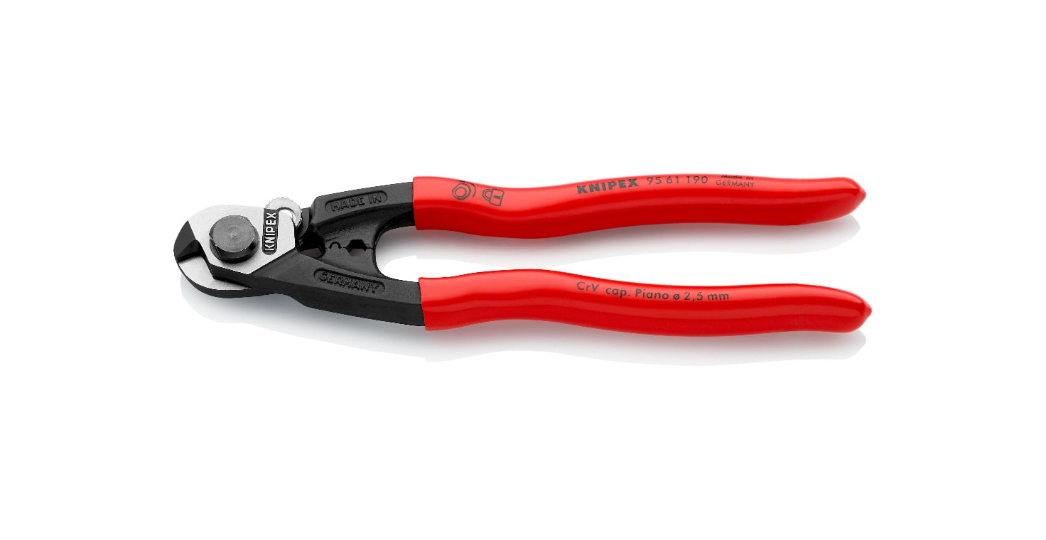 95 61 190- ÇELİK TEL KESME PENSİ 190 MM KNIPEX - 