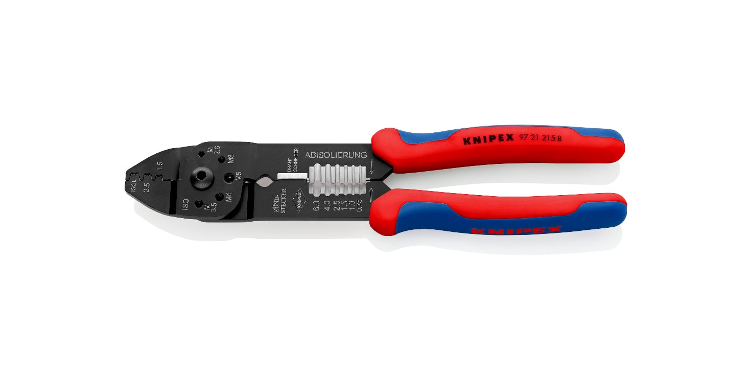 97 21 215B - ÇOK FONKSİYONEL PABUÇ SIKMA PENSİ 215M KNIPEX - 
