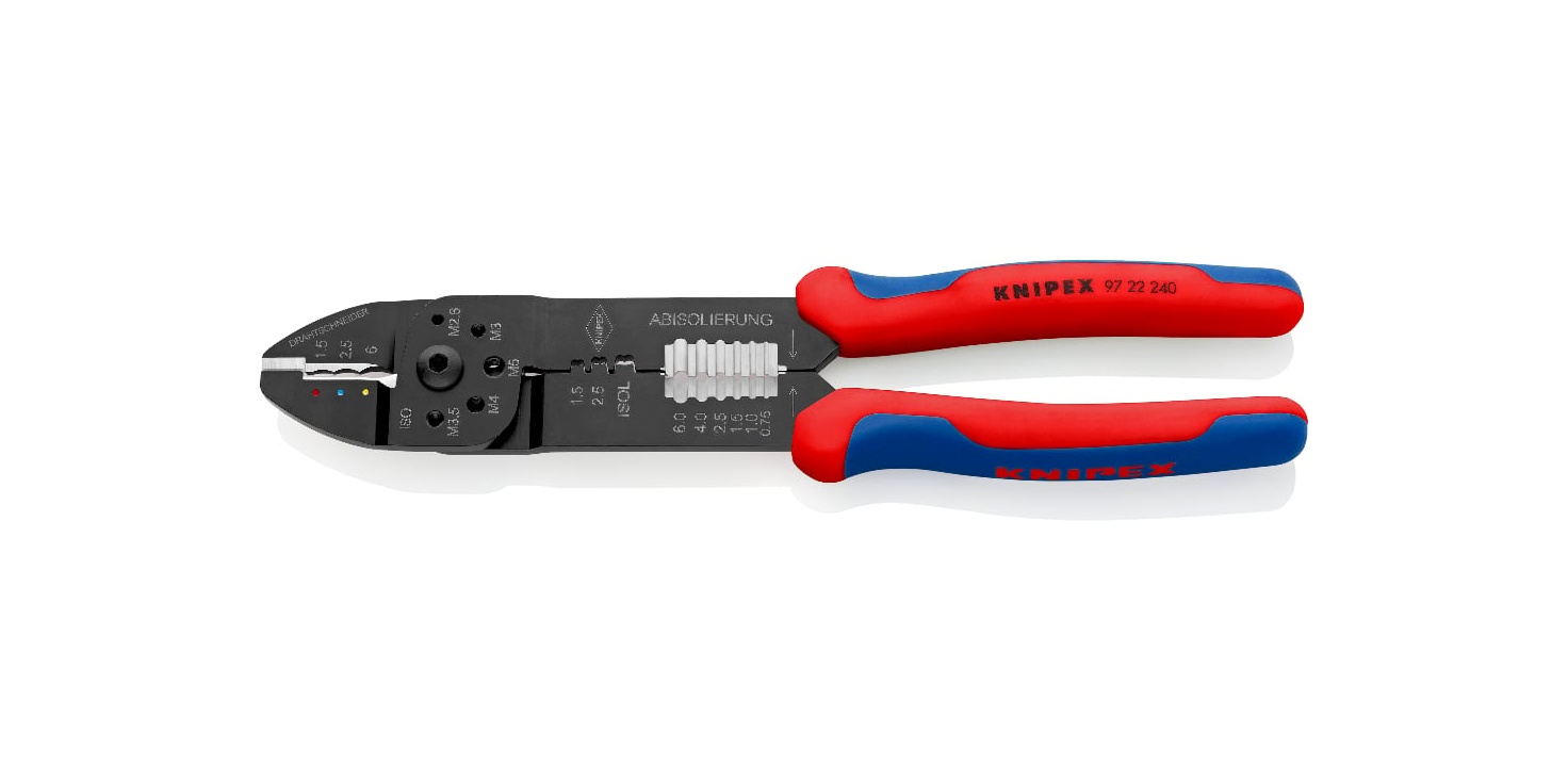 97 22 240 - ÇOK FONKSİYONEL PABUÇ SIKMA PENSİ 240M KNIPEX - 