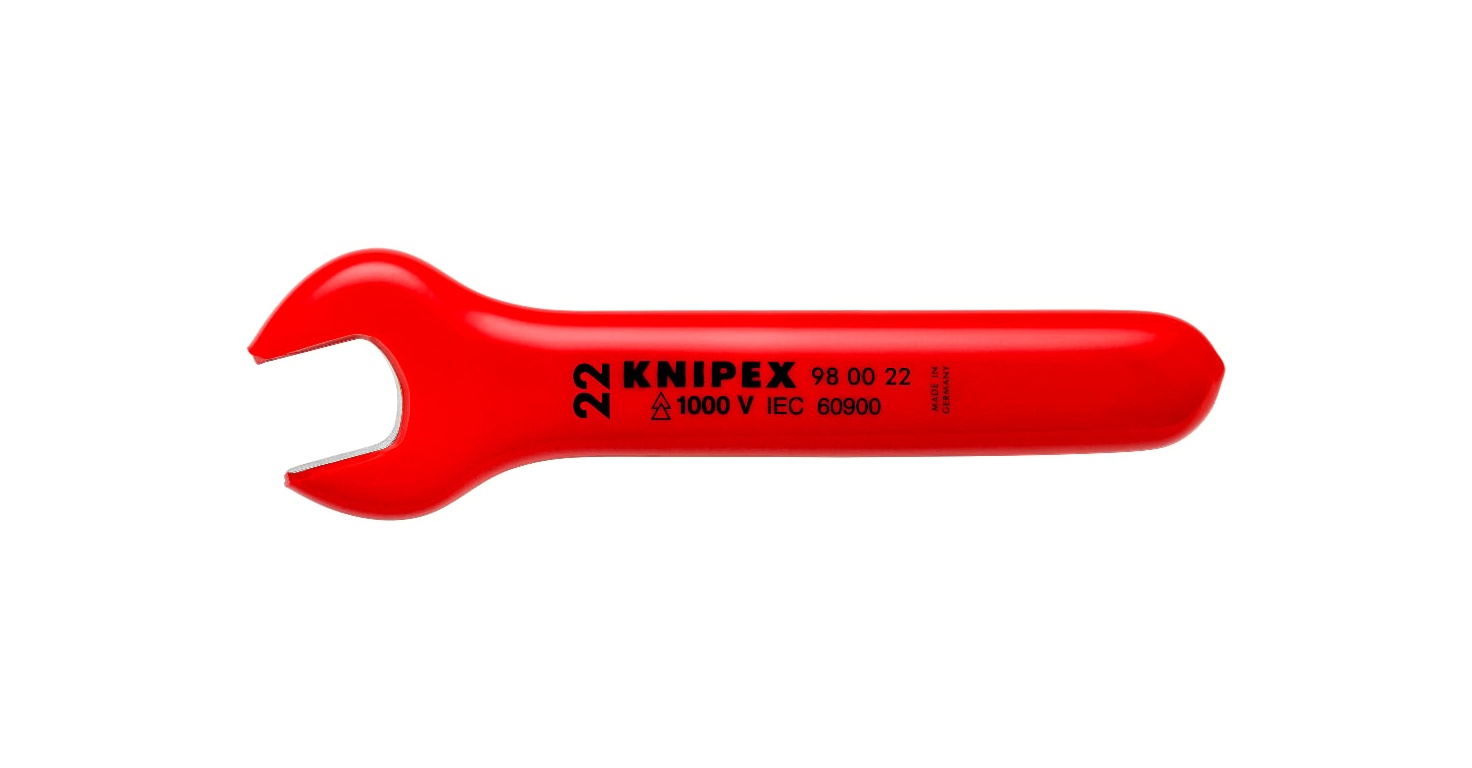 98 00 12 - VDE İZOLELİ TEK AĞIZ ANAHTARI 12MM KNIPEX - 1