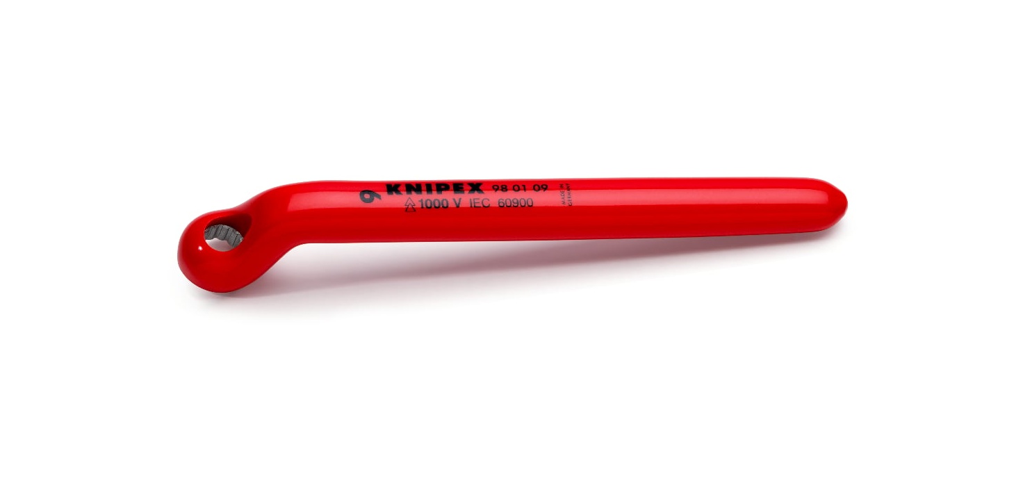 98 01 09 - VDE İZOLELİ TEK AĞIZ ANAHTARI 9M KNIPEX - 