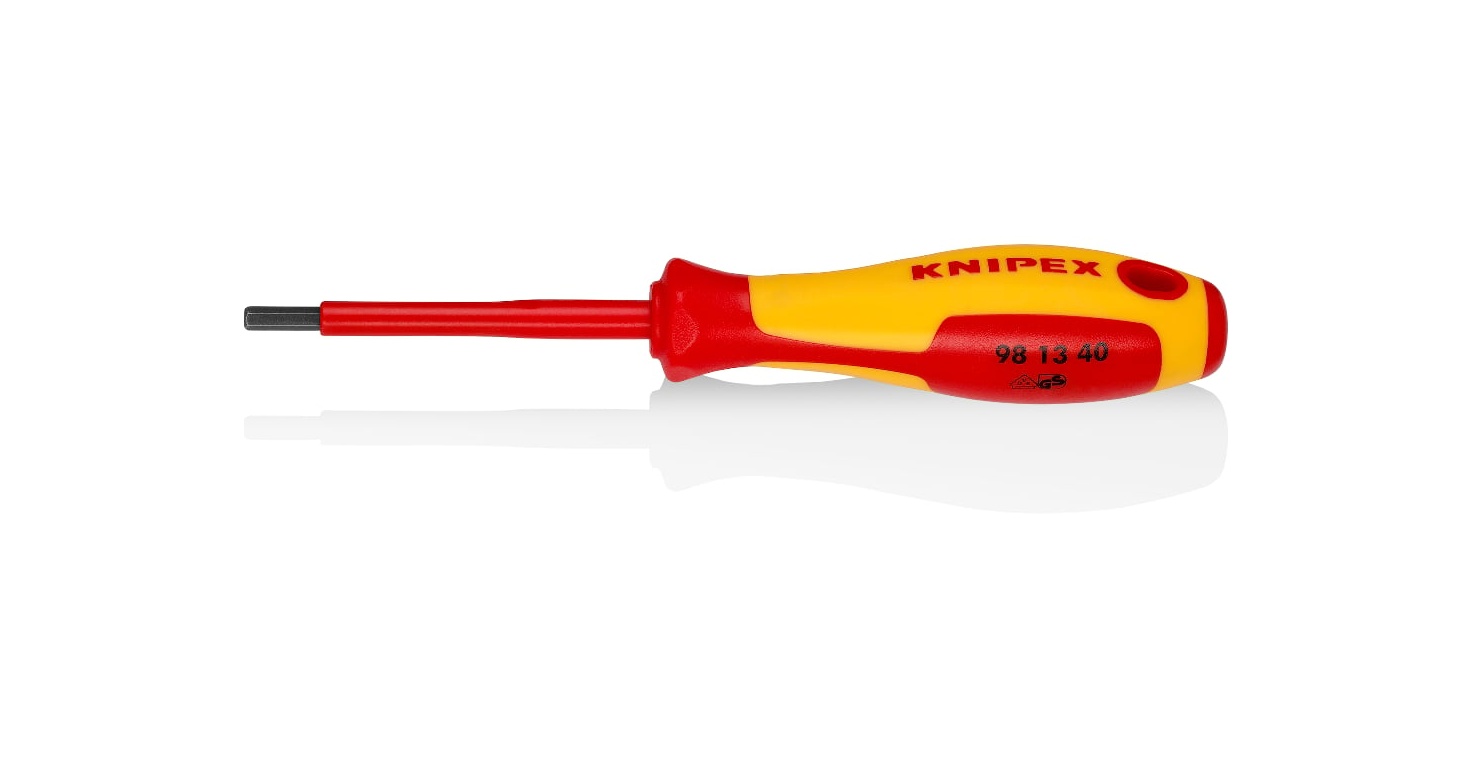 98 13 40 - VDE İZOLELİ ALLEN TORNAVİDA 40 MM KNIPEX - 