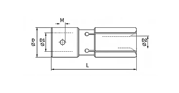 BF4520M8013 - BF4520M8 BAR FEEDER WITH SIDE SCREW 13MM - 2