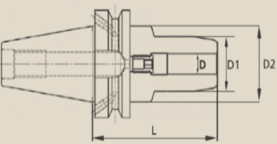 BT40 HY06 - BT40 HY06 80 HİDROLİK TUTUCU - 2