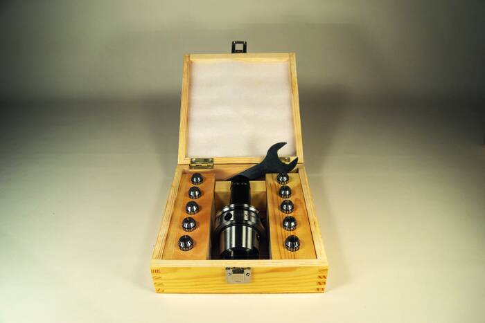 BT40ER16S10 - BT40 ER16 ER COLLET SET WITH CHUCK (1-10MM 10PCS) - 1