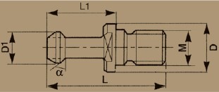 PSBT4045 - ÇEKTİRME CIVATA BT40-45° - 2