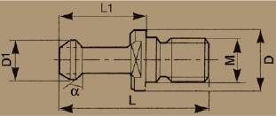 PSBT4045 - ÇEKTİRME CIVATA BT40-45° - 2