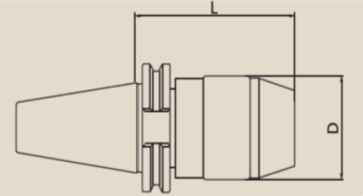 DIN40PD13 - DIN40 PD13 PRECISION DRILL CHUCK HOLDER - 2