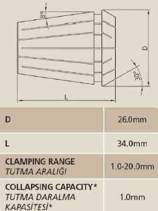 ER250251 - ER25 COLLET 2.5MM - 3