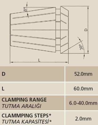 ER500402 - ER50 COLLET 4MM - 3