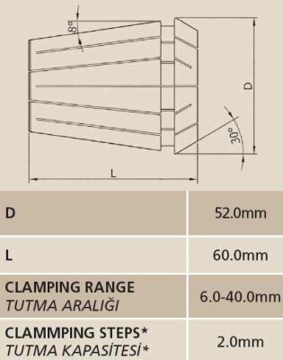 ER500802 - ER50 COLLET 8MM - 3