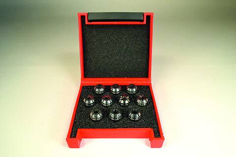 ERC16SETINT - INCH SIZED COOLANT SEALED COLLET SET TOPAC (1/8- 3/8 9 PCS.) - 1