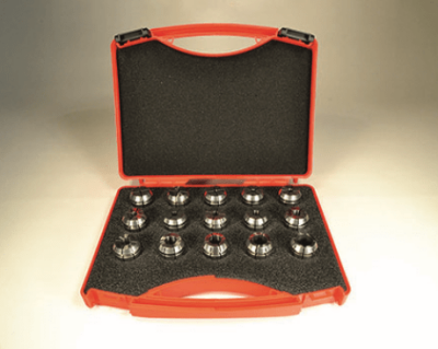 ERC25SETIN2 - INCH SIZED COOLANT SEALED COLLET SET CL2 (1/8-5/8 15 PCS.) - 