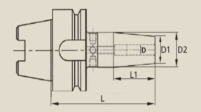 HSK63ASF061 - HSK63A SF06 160 ISITMALI TUTUCU - 2