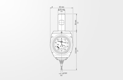 MEKANİK 3D TESTER UNIVERSAL ŞAFT:20mm 80.360.00.FHN - 2