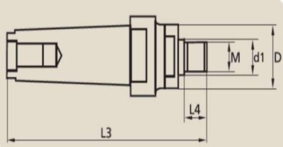 MT4M16 - MK4 M16 VİDALI TAKIM TUTUCU - 2