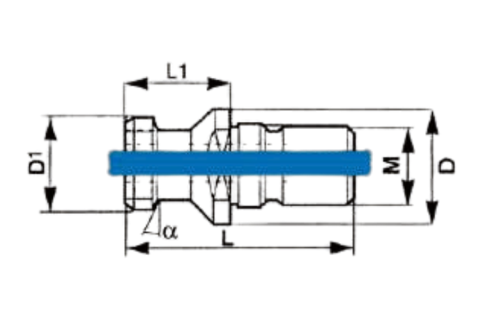 PS69872ABT40 - ÇEKTİRME CİVATASI DIN69872A OKUMA BT40 - 2