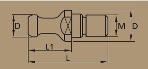 PSSK30 - PULL STUD SK30 - 2