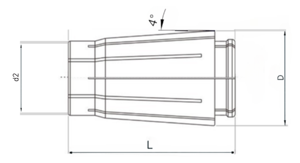 SK13060T - SK13 6MM COLLET - 2