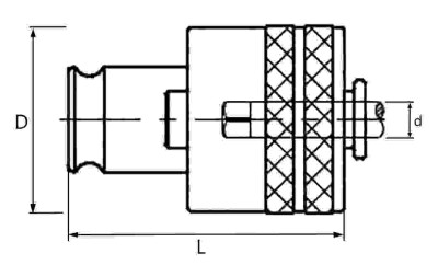 TCS1M0606049 - TCS1 M6 6X4.9 Ø19 TAP HOLDER - 2
