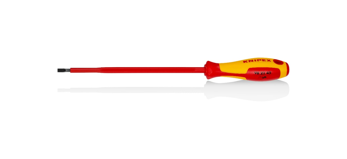 VDE IZOLE DÜZ UÇLU TORNAVIDA 4,5*180 MM - KNIPEX - 