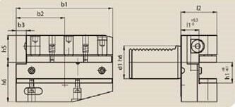 B6-20x16x30 - VDI20 TOOLHOLDER B6 16X30MM - 2