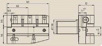 B6-20x16x30 - VDI20 TOOLHOLDER B6 16X30MM - 2